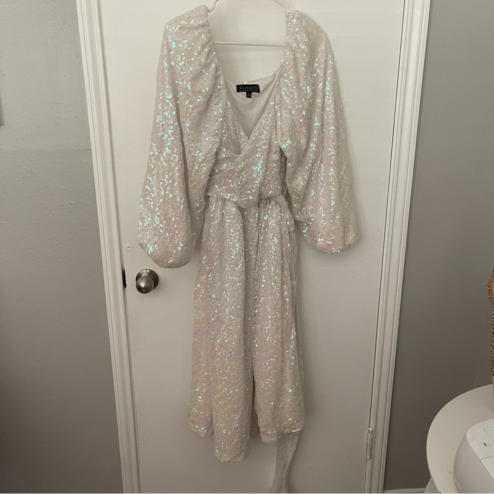 Eloquii Sequined Dress Plus Size